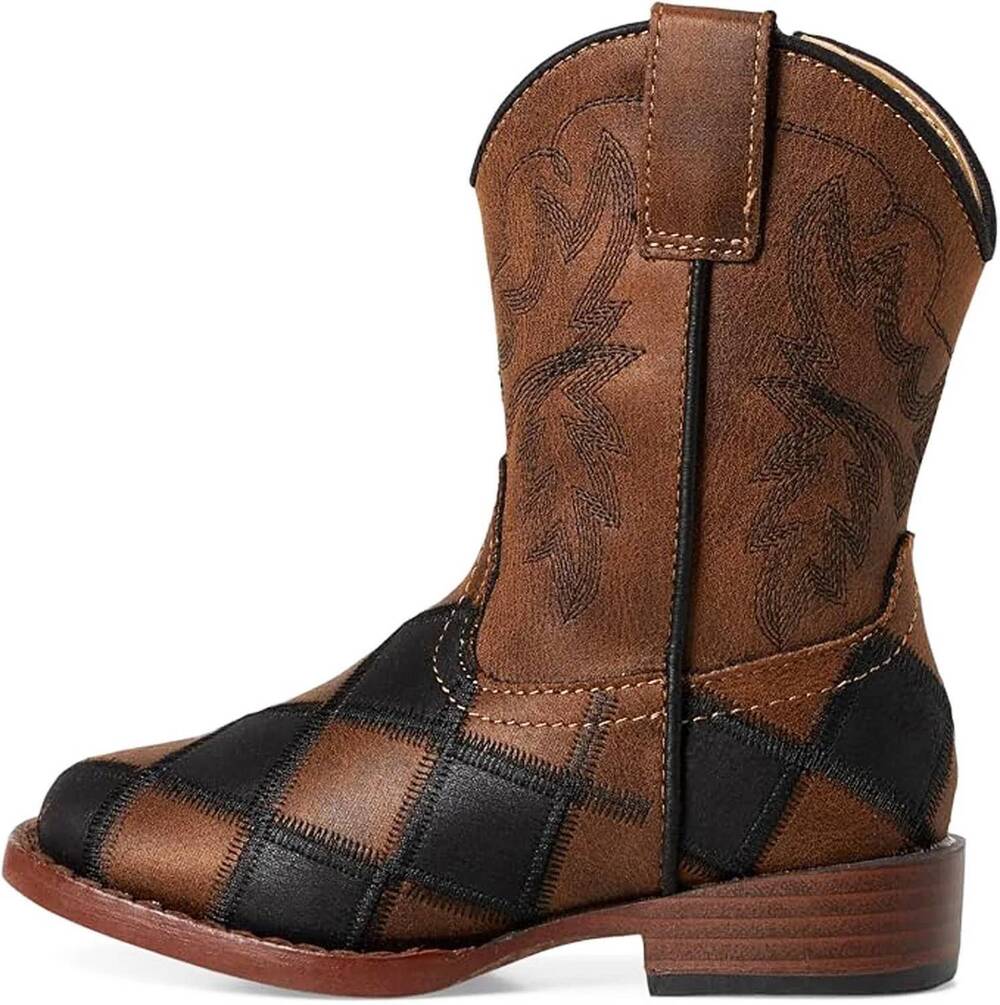 NEW ROPER boys bird blocks boot in tan